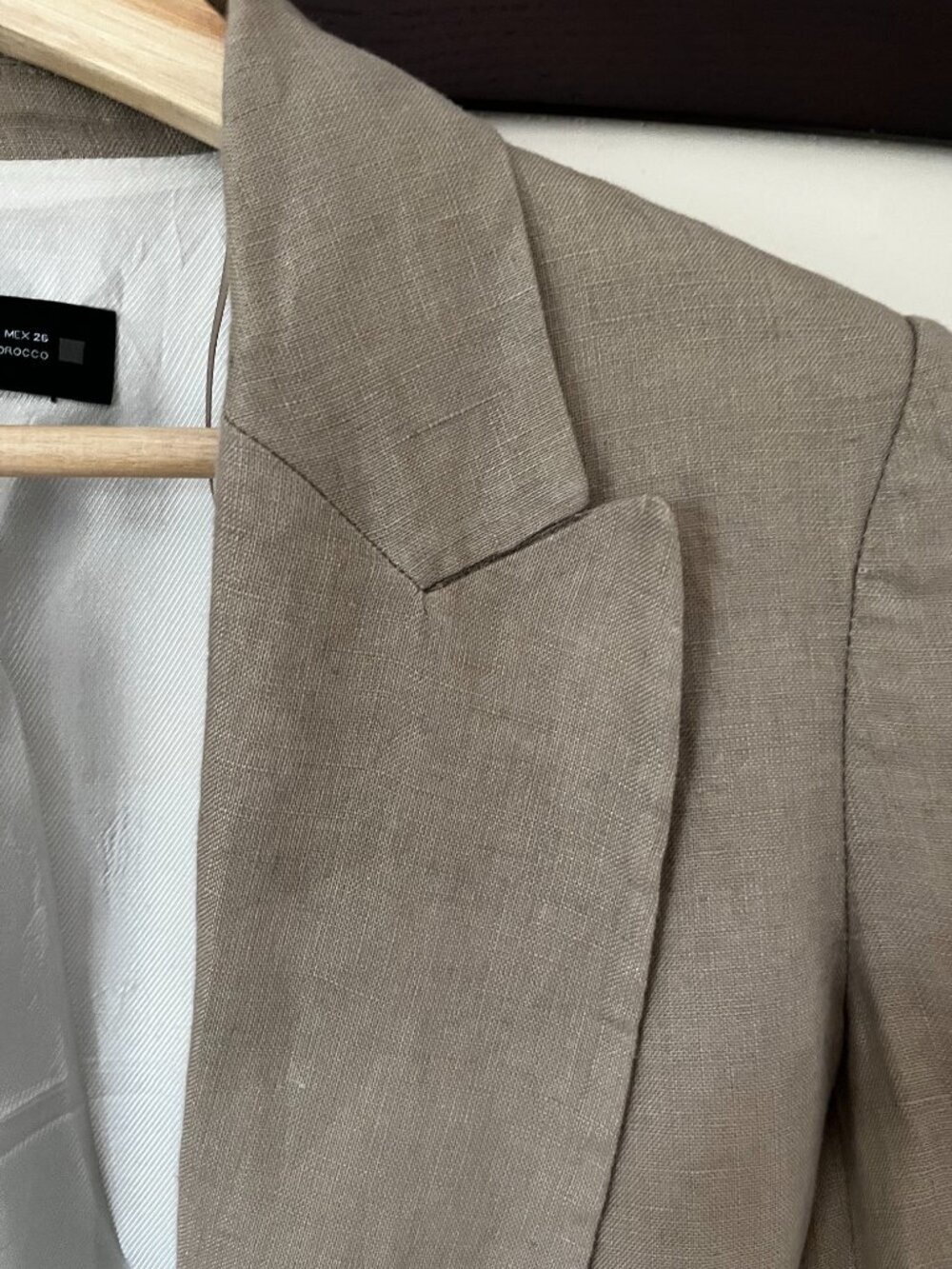 Zara Linen Balzer Size Small - Picture 6 of 8